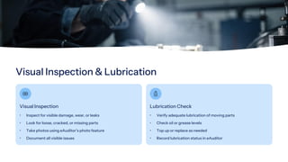 Machine Preventive Maintenance Inspection with eAuditor Audits and ...