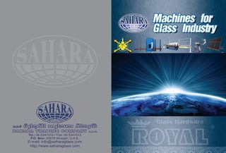 Sahara Glass Machineries Catalgoue