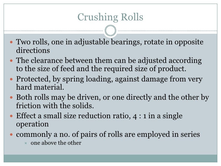 Machinery for crushing and grinding