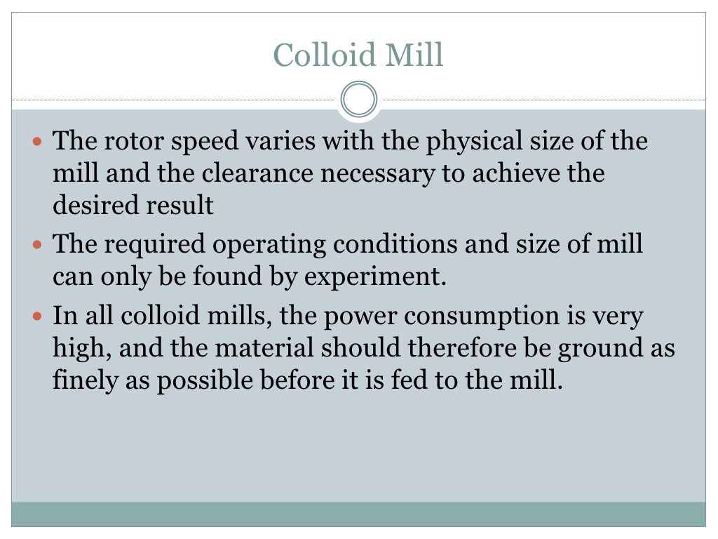 Machinery for crushing and grinding