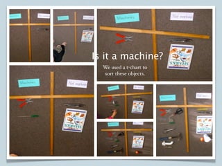 Is it a machine?
  We used a t-chart to
  sort these objects.
 