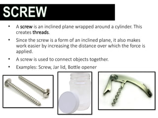 Machines simple and complex work and mechanical advantage | PPTX