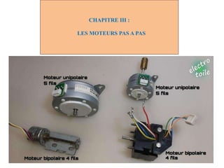 CHAPITRE III :
LES MOTEURS PAS A PAS
 