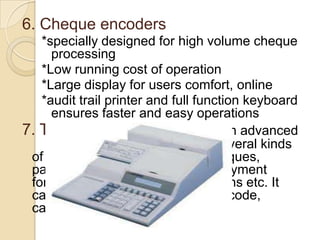 Machines for accounting records | PPTX