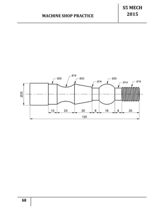 MACHINE SHOP PRACTICE
S5 MECH
2015
68
 