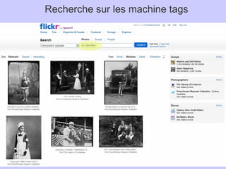 Recherche sur les machine tags
 