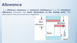 Limit Allowence Example Machine tool iii grinding superfinishing limit fit tolerance & surface ...