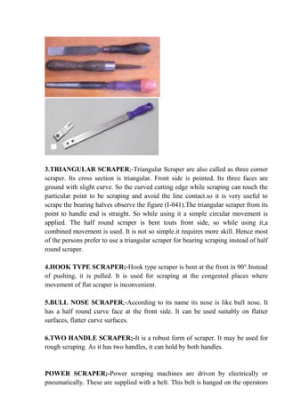 Triangular Load Scraper Machinetool reconditioning chockalingam | PDF