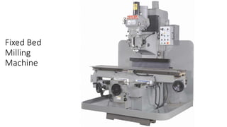 Fixed Bed
Milling
Machine
 