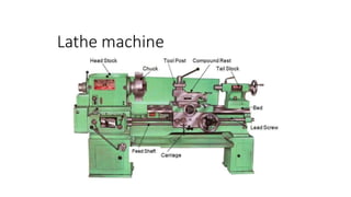 Lathe machine
 