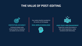 Machine Translation Post-Editing: A Quick Guide | PDF
