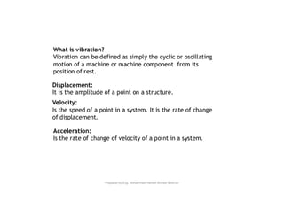 Machine vibration analysis | PDF