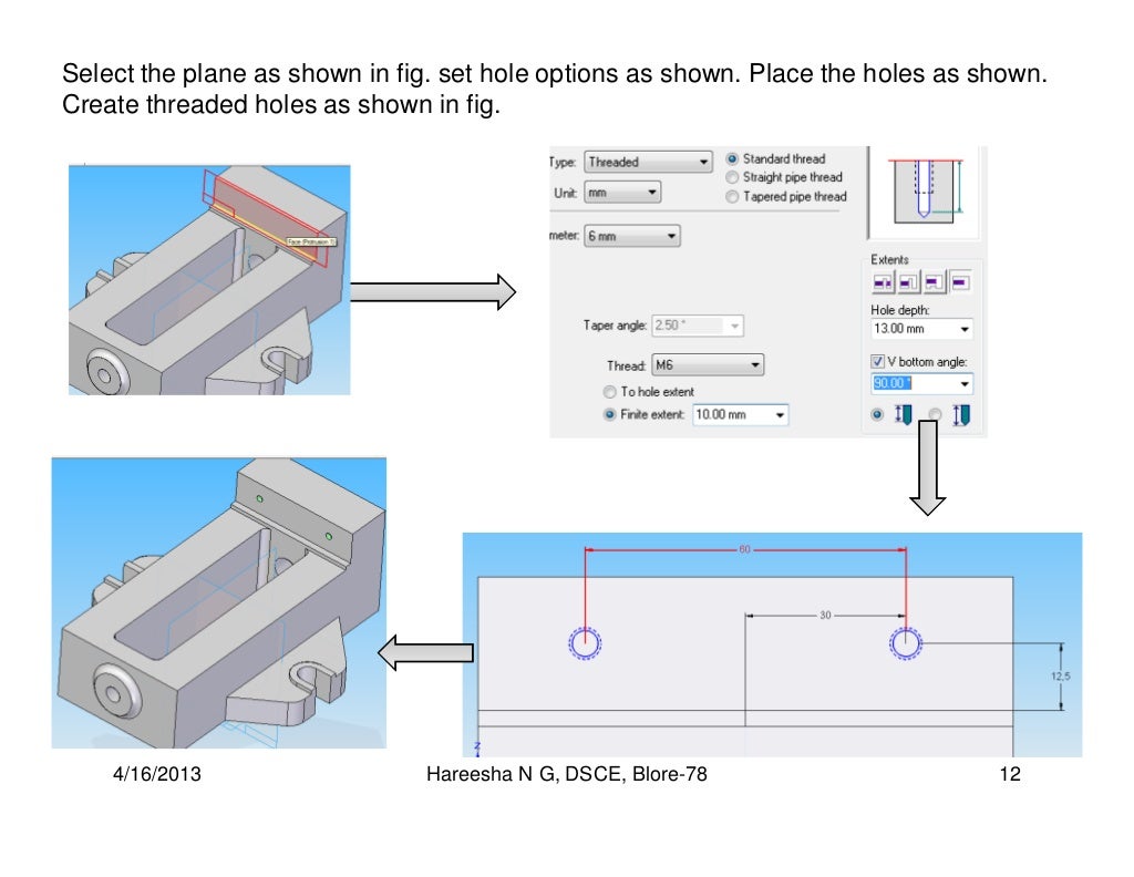Assembly of Machine vice