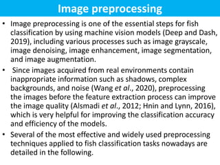Machine vision technology for Fish classification.pptx