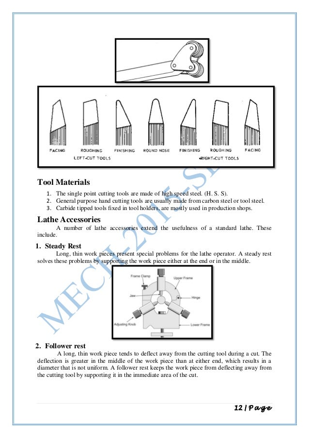 Machining technology lab manual mechanical.manufacturing technology 2…