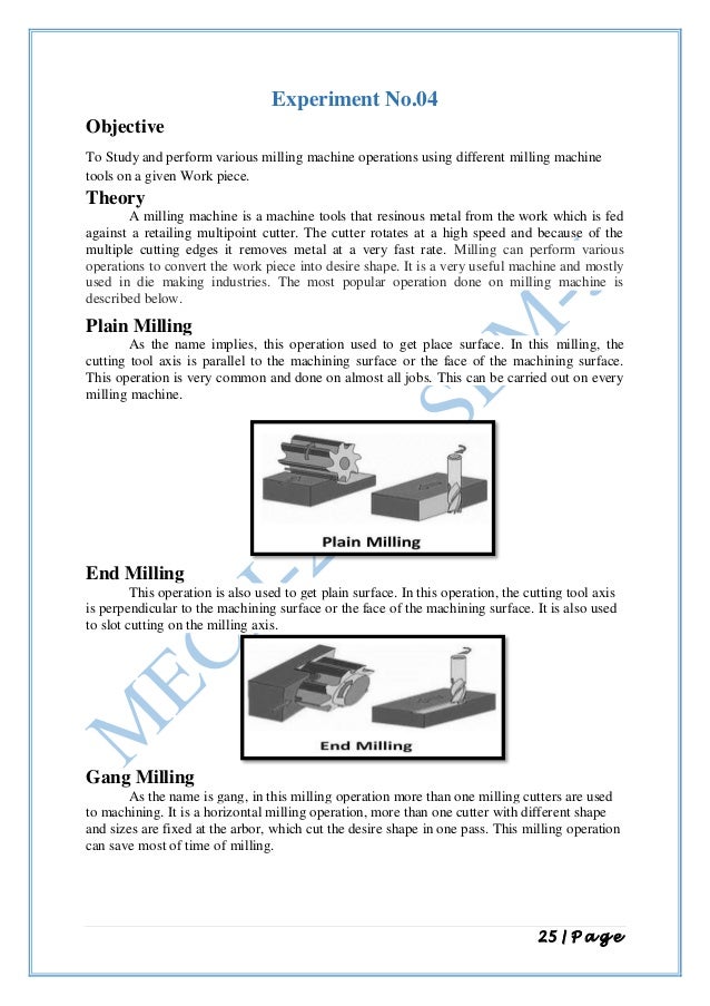 Machining technology lab manual mechanical.manufacturing technology 2…