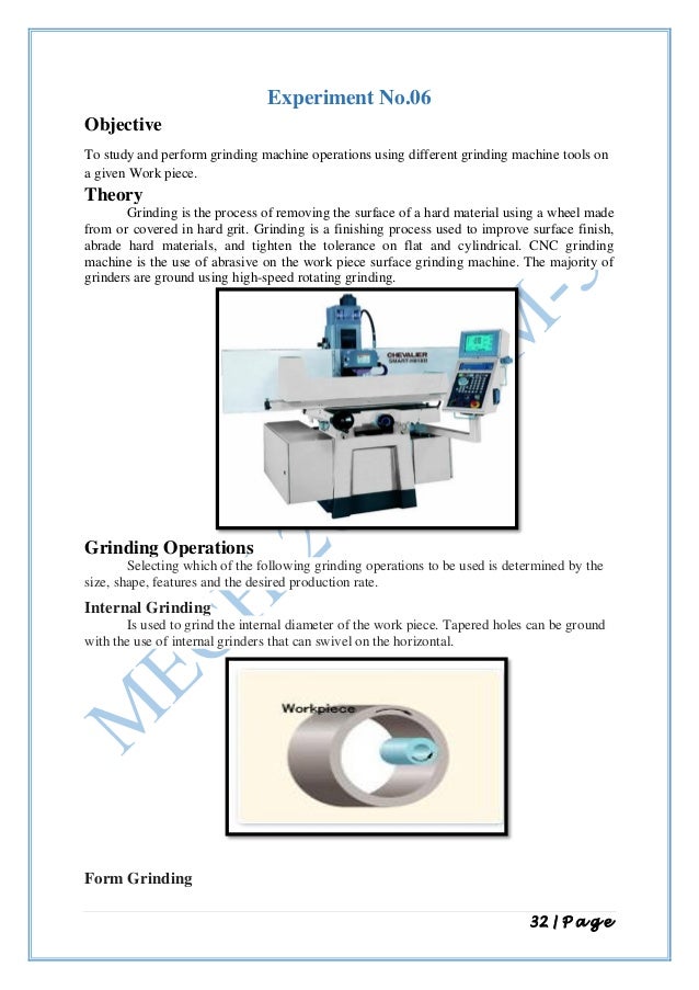 Machining technology lab manual mechanical.manufacturing technology 2…