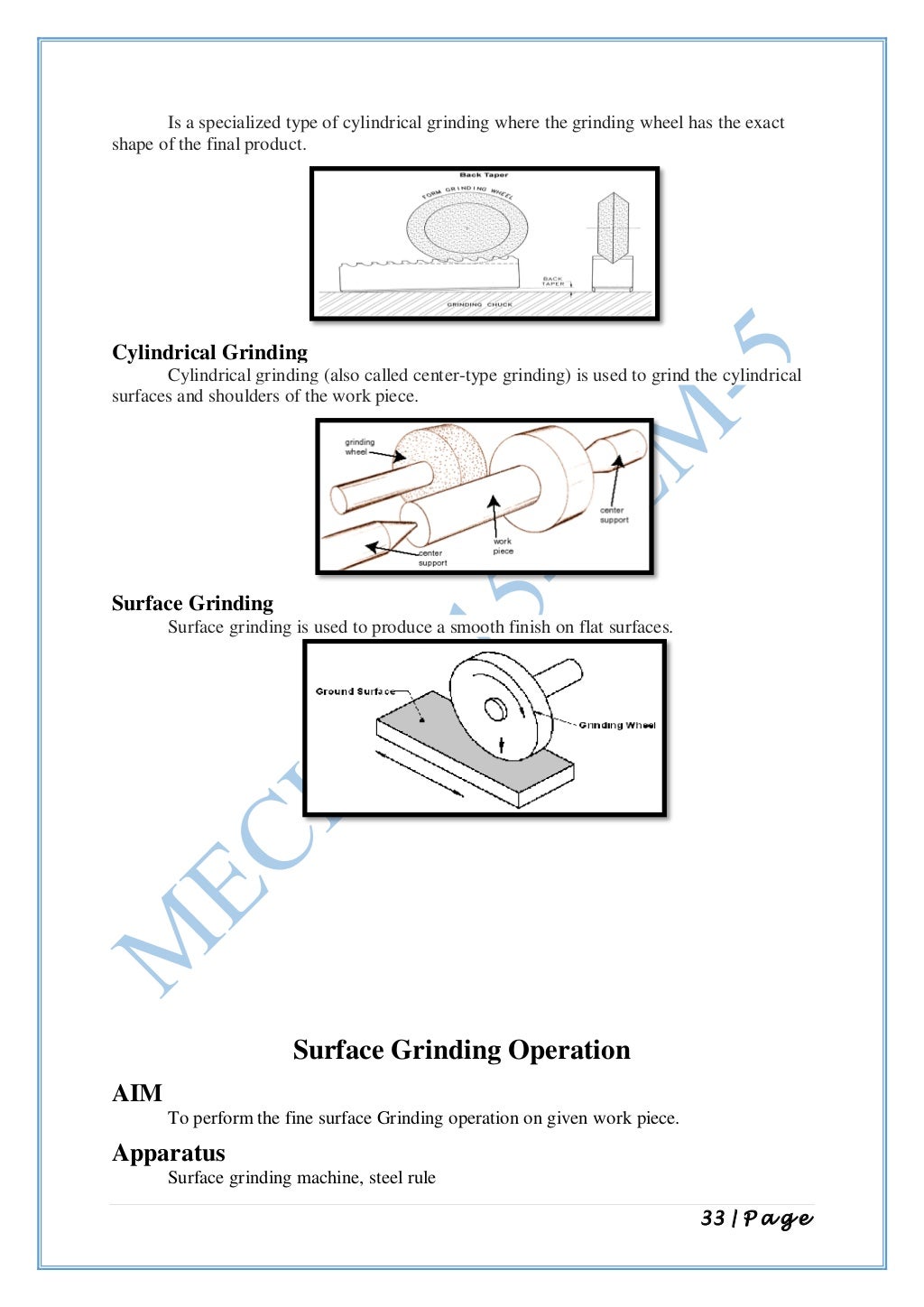 Machining technology lab manual mechanical.manufacturing technology 2…