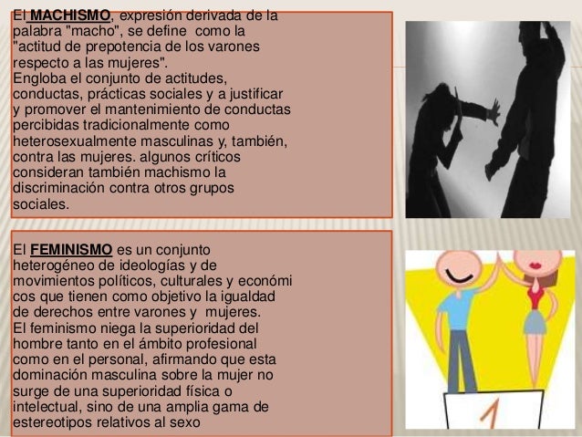 Machismo y feminismo en la sociedad en general
