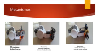 Mecanismos
Mecanismo
Polea Correa
 