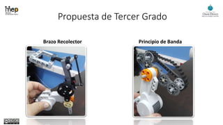 Propuesta de Tercer Grado
Brazo Recolector Principio de Banda
 