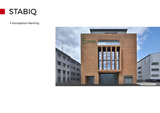 STABIQ
» Konzeption Naming
 