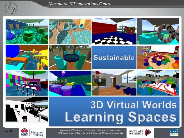 MacICT 3D Virtual Worlds Learning Spaces 2010