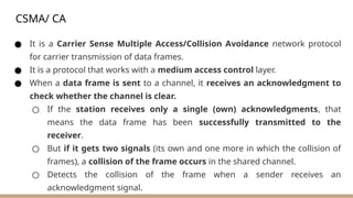 Media Access Control in Computer Networks - UNIT 2 | PPTX