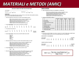 MATERIALI e METODI (AMIC)MATERIALI e METODI (AMIC)
 