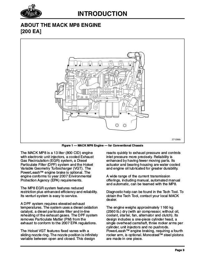 Mack Mp7 Engine Diagram - Wiring Diagram Schemas