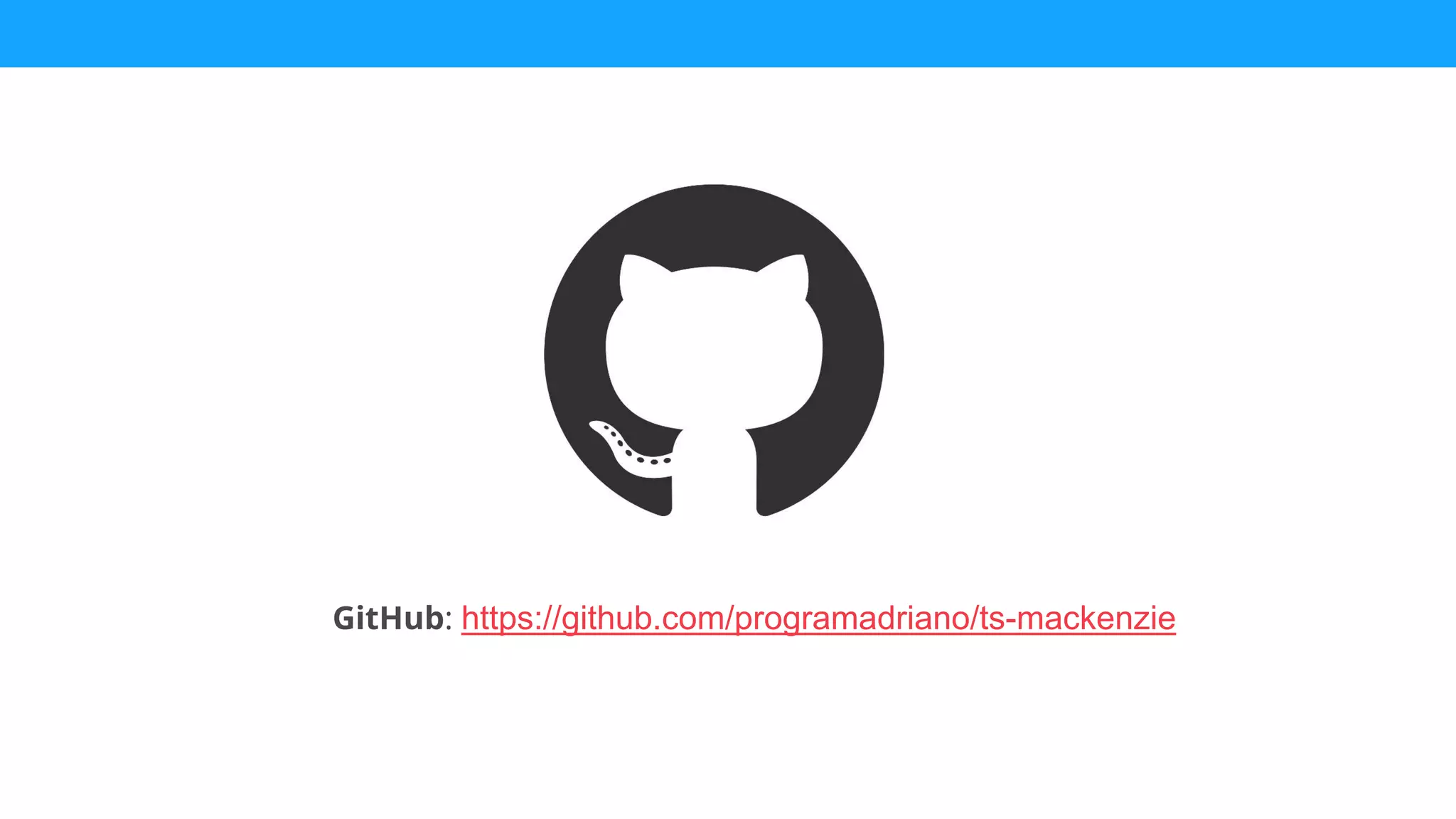 GitHub: https://github.com/programadriano/ts-mackenzie
 