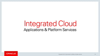 Copyright © 2017, Oracle and/or its affiliates. All rights reserved. 42Copyright © 2017, Oracle and/or its affiliates. All rights reserved. 42
 