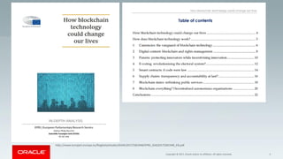 Copyright © 2017, Oracle and/or its affiliates. All rights reserved. 5
http://www.europarl.europa.eu/RegData/etudes/IDAN/2017/581948/EPRS_IDA(2017)581948_EN.pdf
 