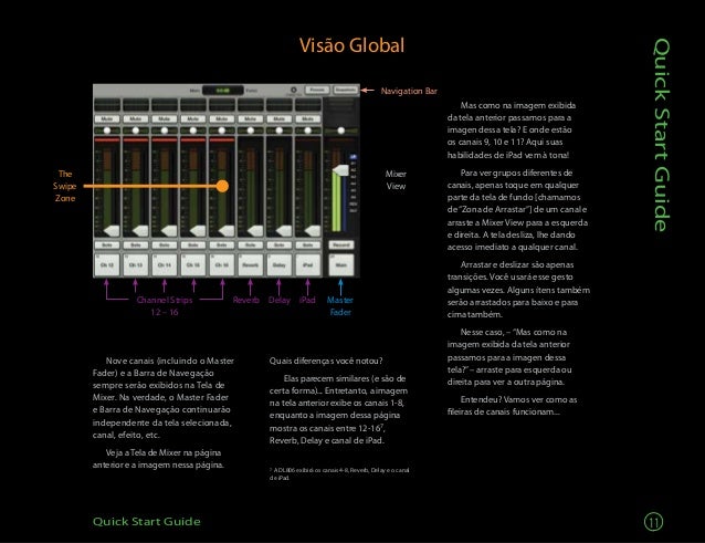 Manual dos mixers Mackie DL1608/ DL808 (PORTUGUÊS)