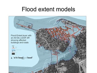 Flood extent models
 