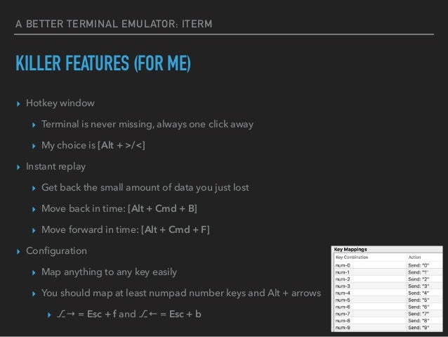 terminal emulator mac os x