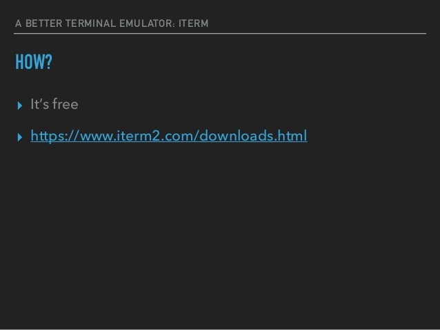 free mac terminal emulator free mac terminal emulator