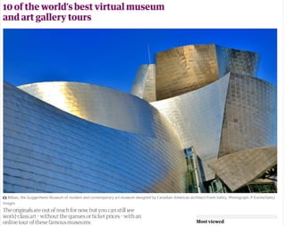 10 of the world's best virtual museum and art gallery tours