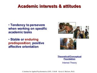Beyond IQ: Model of Academic Competence and Motivation (MACM) | PPT