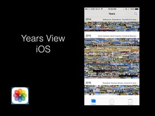 Years View
iOS
 