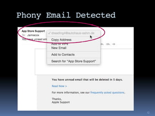 Phony Email Detected
12
 