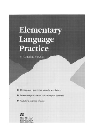 Macmillan   elementary language practice
