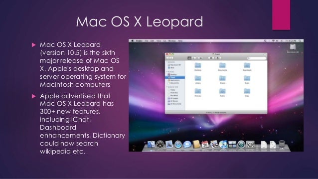 Operating Systems For Mac Computers