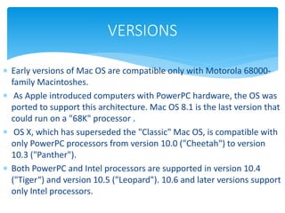 Mac os | PPTX