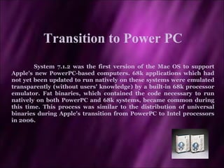 MAC OS System Software 7 | PPT | Operating Systems | Computer Software ...