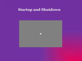 Startup and Shutdown 