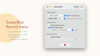 Screenflick 3.0 Setup | PDF
