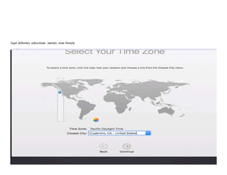 Aquí debemos seleccionar nuestra zona horaria
 