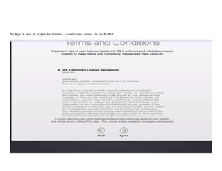 Ya llego la hora de aceptar los términos y condiciones damos clic en AGREE
 