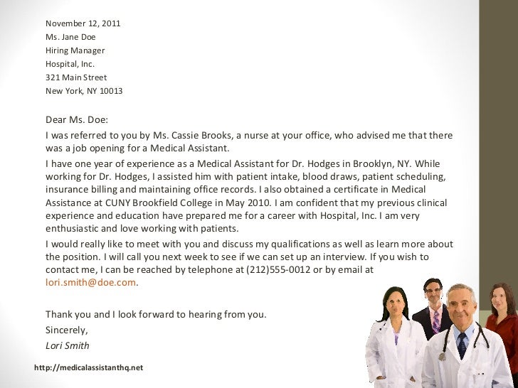 medical assistant cover letter samples medical assistant internship jobs